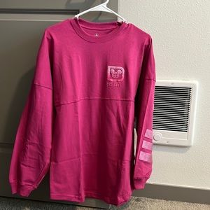 Walt Disney World Pink Ombré Glitter Spirit Jersey | NWT | XS